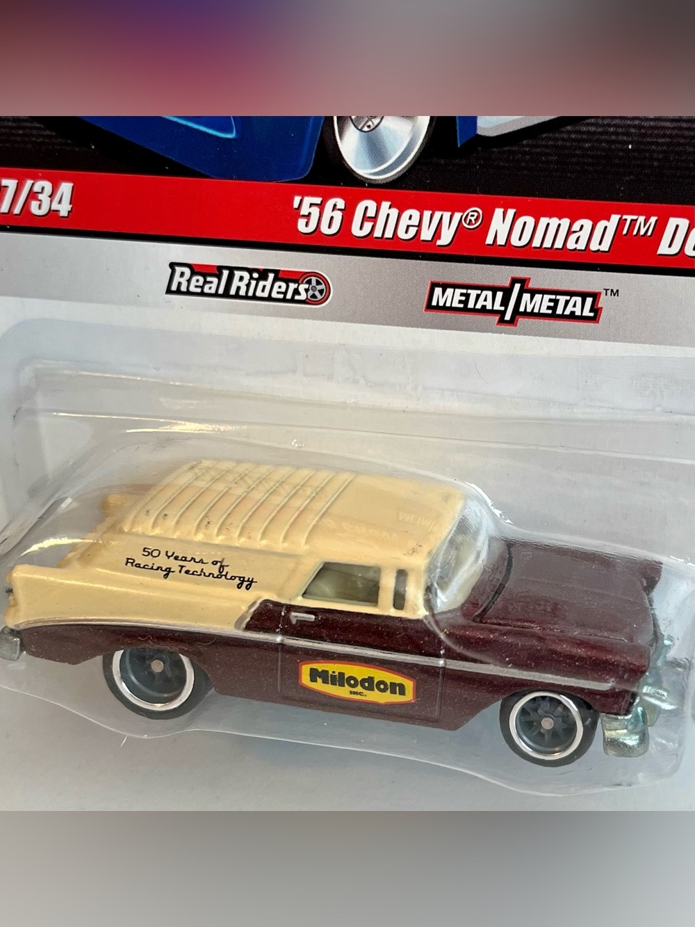 New Hot Wheels ‘56 Chevy Nomad Delivery Milodon 27/34. Slick Rides Real Riders